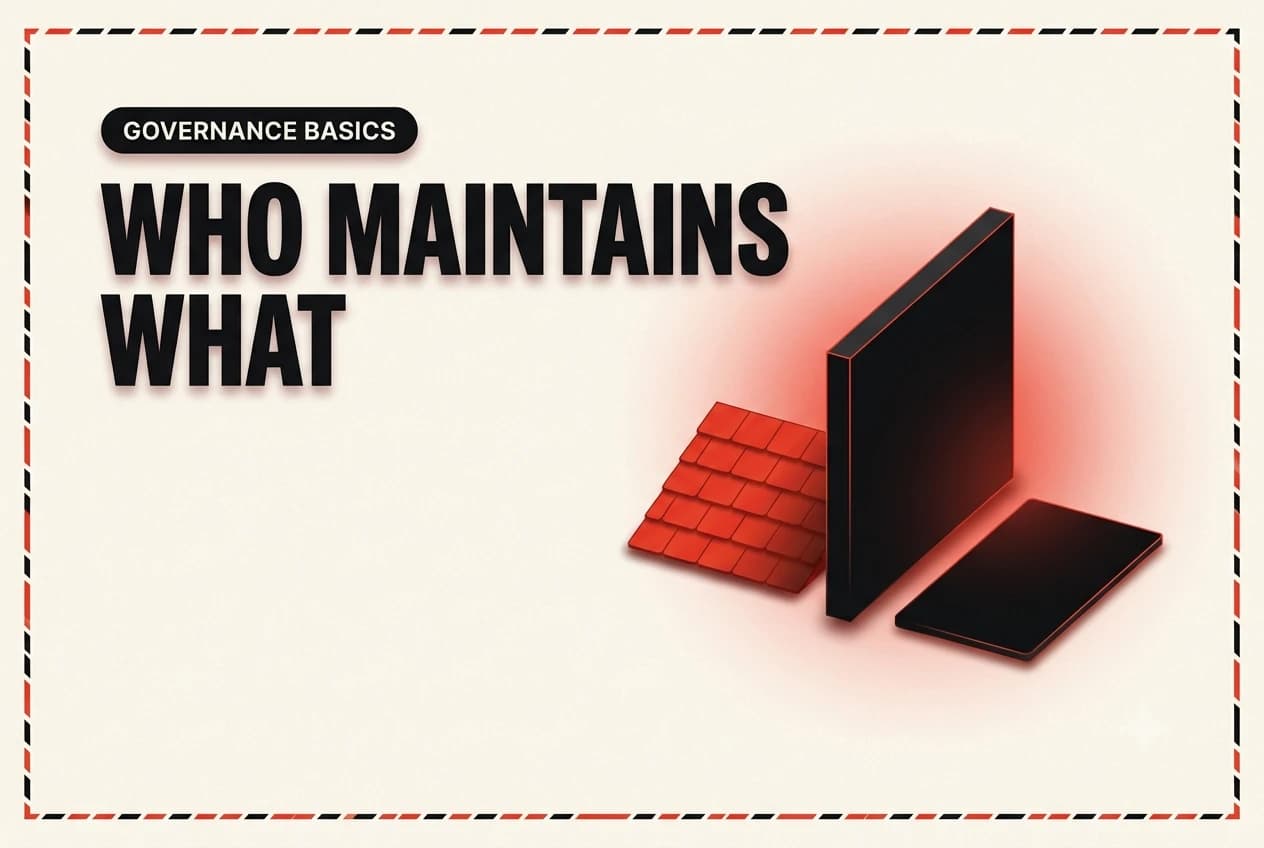 Common element maintenance responsibility